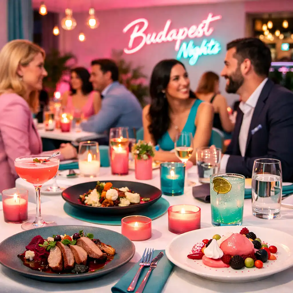 Válogatás tematikus estek fotóiból a Budapest Social Hub elegáns, világos tereiben